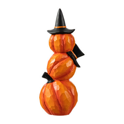 Glitzhome Lighted Pumpkin Halloween Tabletop Decor