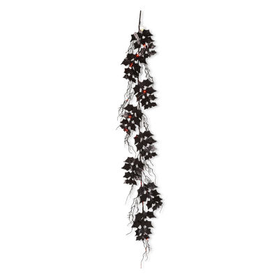 Glitzhome Lighted Bat Halloween Garland