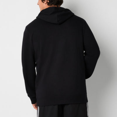 Xersion Mens Big & Tall Black Quick-Dri Fleece Hoodie Activewear