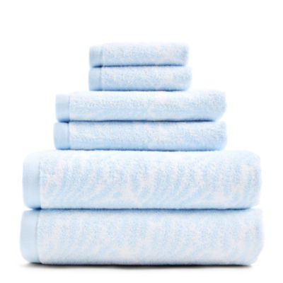 Liz Claiborne Signature Sprigs Plush Bath Towel