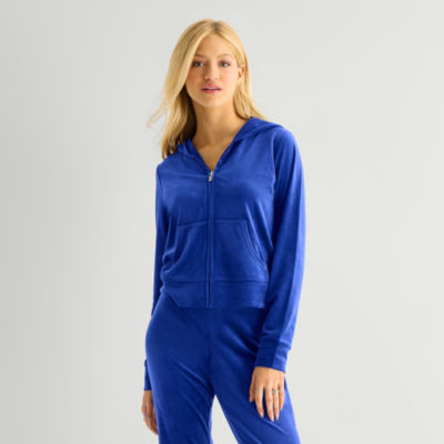 Juicy By Couture Womens Juniors Lightweight Track Jacket