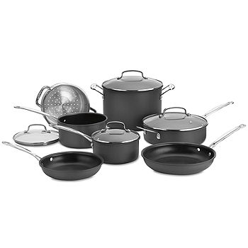 Cuisinart® Chefs Classic 11-pc. Hard-Anodized Cookware Set 66-11
