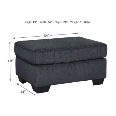 Signature Design by Ashley Altari 34" Upholstered Ottoman