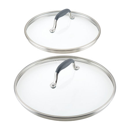 Anolon Advanced Home 2-pc. Glass Pan Lids, One Size, Gray