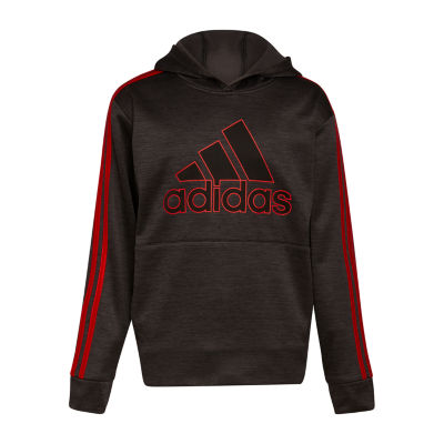 Boys adidas zip online up hoodie