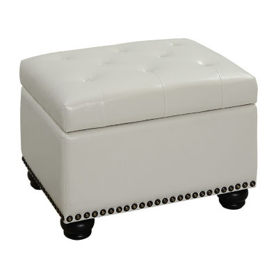 Designs4comfort 5th Avenue Tufted Storage Ottoman