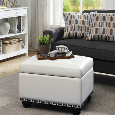 Designs4comfort 5th Avenue Tufted Storage Ottoman