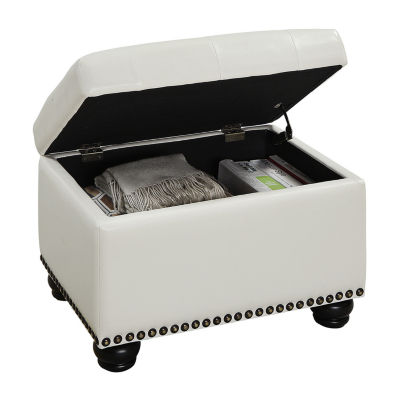 Designs4comfort 5th Avenue Tufted Storage Ottoman