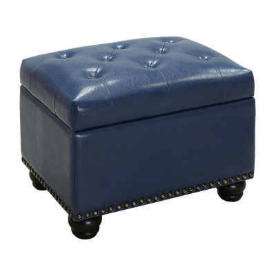 Designs4comfort 5th Avenue Tufted Storage Ottoman