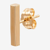 NKlaus pair 6mm ball stud earrings 14 carat 585 gold yellow gold ladies  plug earrings 9065