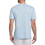 Cubavera Cotton Off In Paradise Mens Crew Neck Short Sleeve Regular Fit Graphic T-Shirt