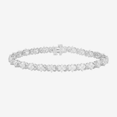 CT. T.W. Lab Grown White Diamond 10K Gold Tennis Bracelet