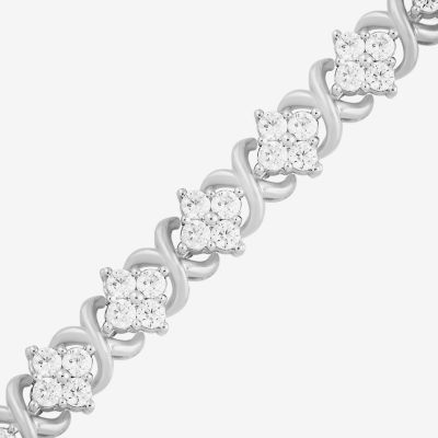 CT. T.W. Lab Grown White Diamond 10K Gold Tennis Bracelet