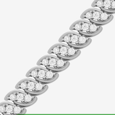 CT. T.W. Lab Grown White Diamond 10K Gold Tennis Bracelet