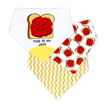 3 Stories Trading Company Unisex 3-pc.bandana Bib Set In Multi