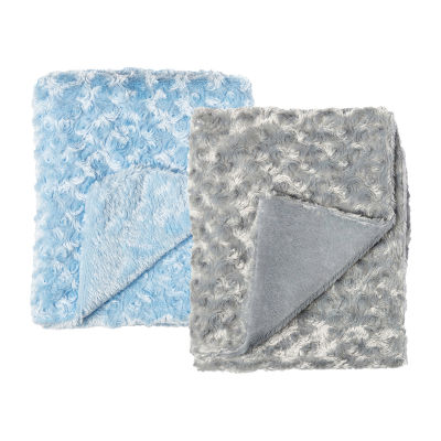 3 Stories Trading Company 2-pc. Plush Baby Blanket