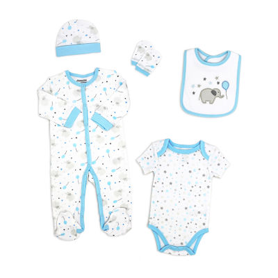 3 Stories Trading Company Baby Boys 5-pc.Layette Set