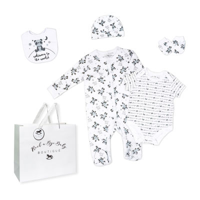 3 Stories Trading Company Baby Unisex 5-pc.Layette Set