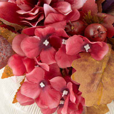 Linden Street Hydrangea And Eucalyptus Floral Arrangement