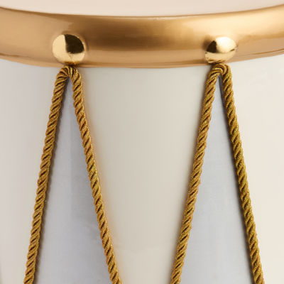 North Pole Trading Co. 10in Drum Christmas Tabletop Decor