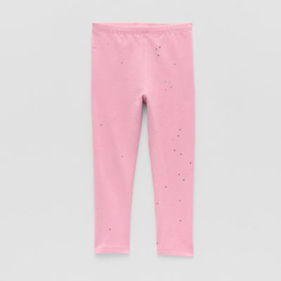 Okie Dokie Toddler & Little Girls Knit Skinny Full Length Leggings