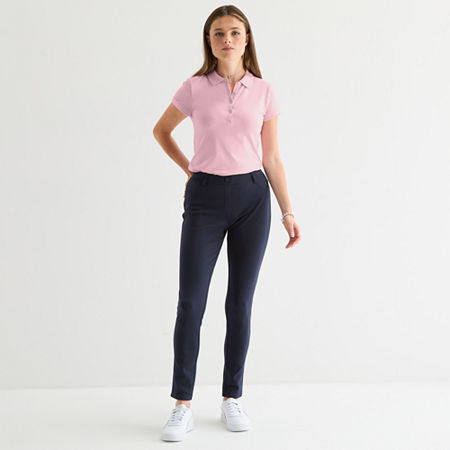 IZOD Womens Skinny Skinny Fit Juniors Pull-On Pant, 14, Blue