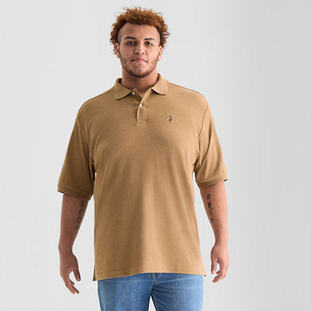 Uspa U.s. Polo Assn. Big And Tall Mens Classic Fit Short Sleeve Polo Shirt In Brown