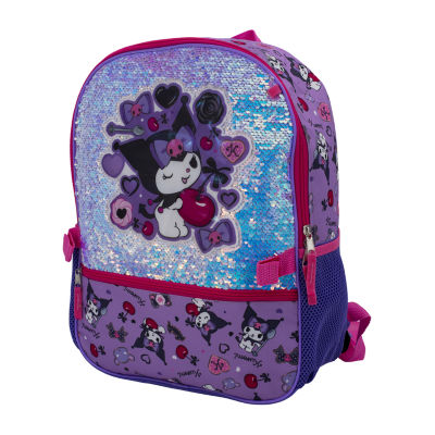 Licensed 5 Piece Kuromi Backpack Set with Matching Lunch Bag