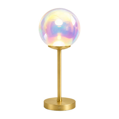AEROPOSTALE Iridiscent Bubble Stainless Steel Table Lamp