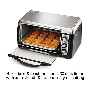 Hamilton Beach 6 Slice Easy Reach Toaster Oven
