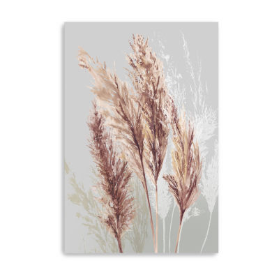 Lumaprints Blushing Pomp Grass Ii Canvas Giclee Canvas Art