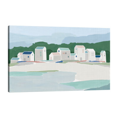 Lumaprints Little Town Iii Canvas Giclee Canvas Art