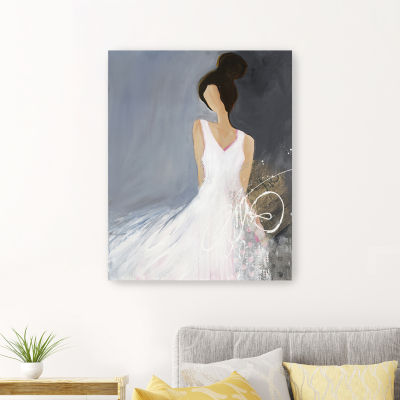 Lumaprints Lady With Big Bun Giclee Canvas Art