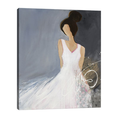 Lumaprints Lady With Big Bun Giclee Canvas Art