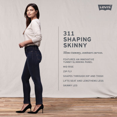 levi's 311 shaping skinny size chart