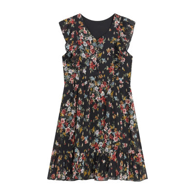 Knit Works Big Kid Girls Short Sleeve A-Line Dress