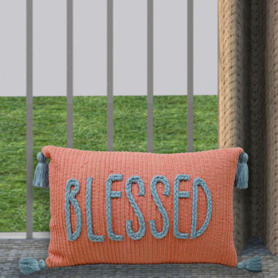 Vibhsa Braid Couching Rectangular Throw Pillow