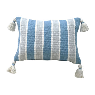 Vibhsa Corner Tassels Rectangular Throw Pillow