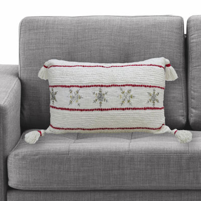 Vibhsa Christmas For Holidays Rectangular Throw Pillow