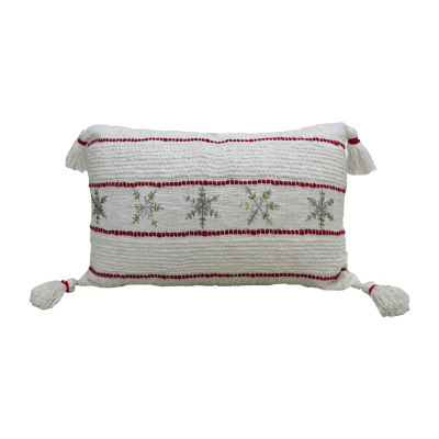 Vibhsa Christmas For Holidays Rectangular Throw Pillow