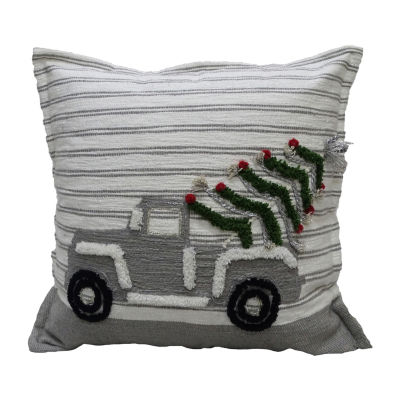 Vibhsa Holiday Car Throw Square Throw Pillow