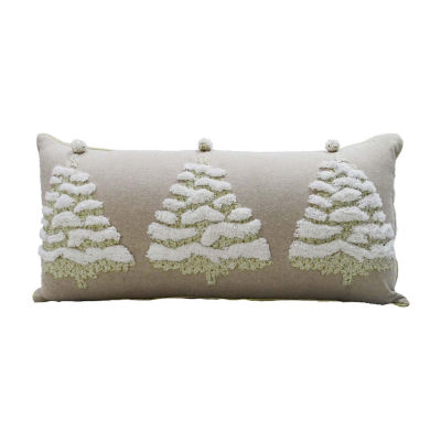 Vibhsa Christmas Tree Lumbar Pillow