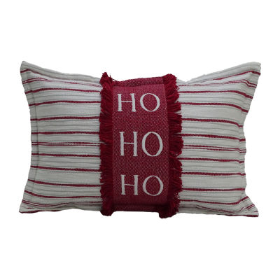 Vibhsa Hohoho Christmas Rectangular Throw Pillow