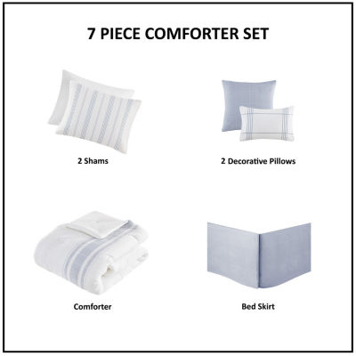 Harbor House Morgan Cotton 6-pc. Midweight Comforter Set