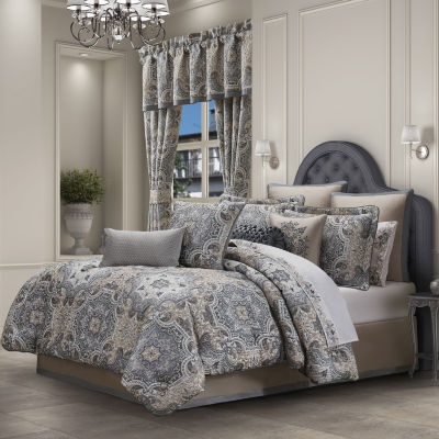 Queen Street Leonard 4-pc. Midweight Comforter Set