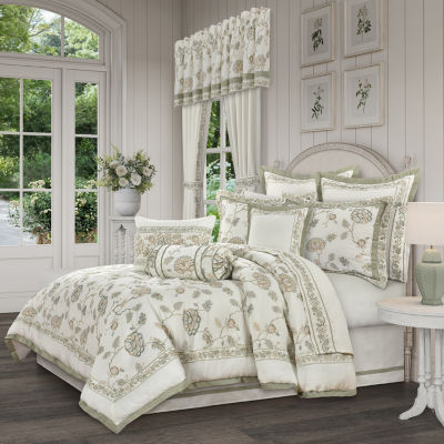 Queen Street Flaire 4-pc. Midweight Comforter Set