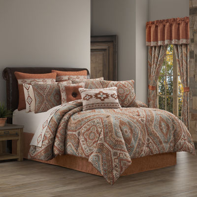 Queen Street Jefferson 4-pc. Southwest Midweight Comforter Set