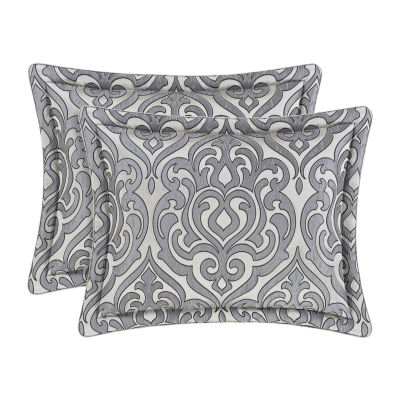 Queen Street Bylthe Pewter 4-pc. Midweight Comforter Set