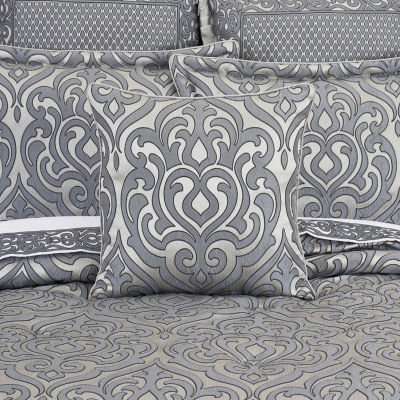 Queen Street Bylthe Pewter Square Throw Pillow