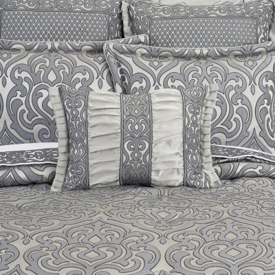 Queen Street Bylthe Pewter Rectangular Throw Pillow